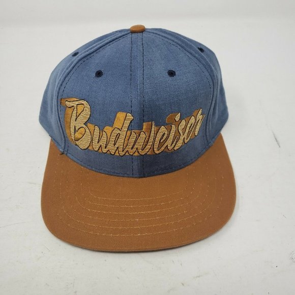 Vintage Budweiser King of Beers Mens OS Snapback Hat Cap Beer 1995 Graffiti Logo